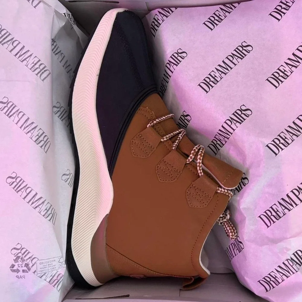 Dream Pairs Women's Duck Boots in a classic brown